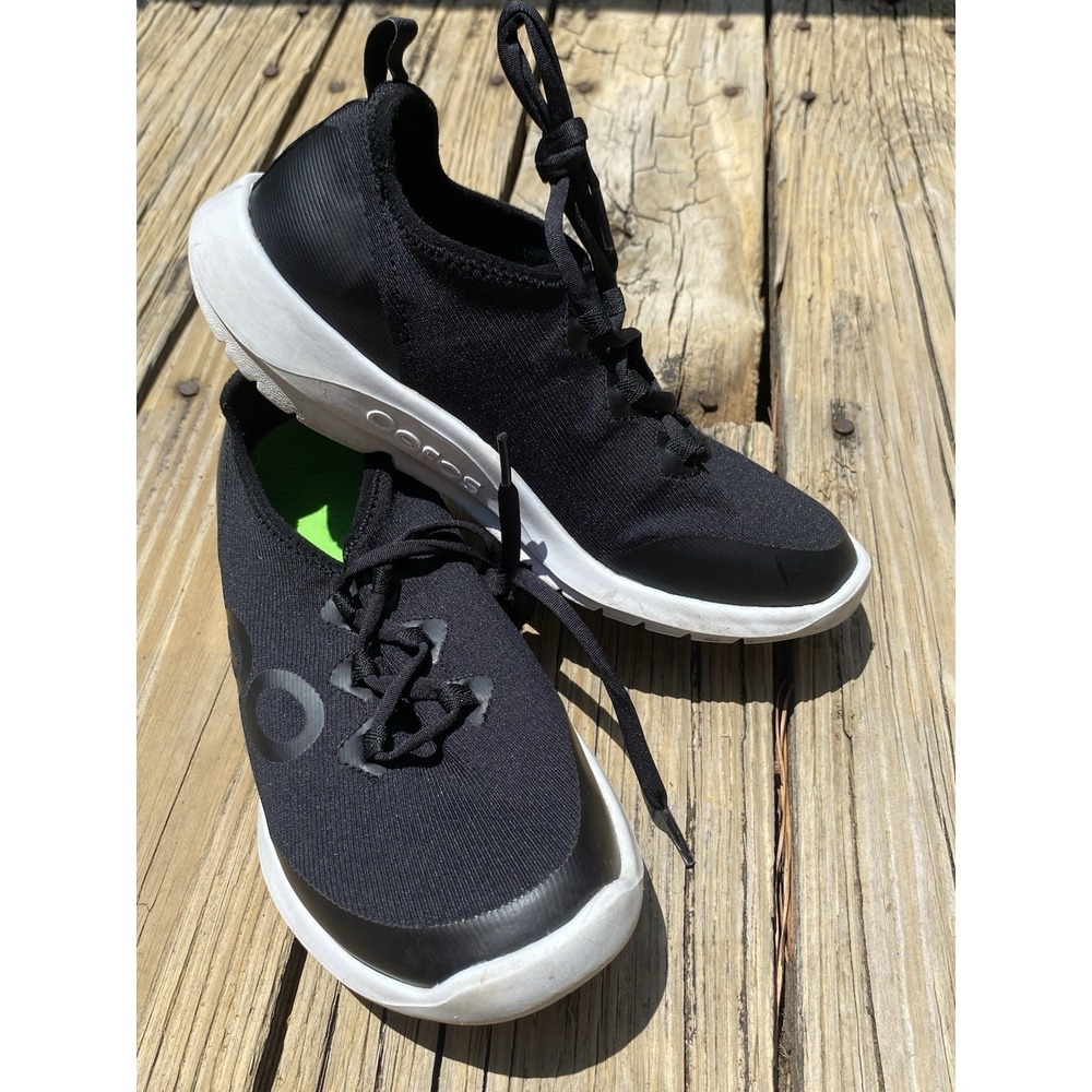 Oofos OOmg Sport Walking Shoes/ Sneakers Women's Size 7 Lace Up Black